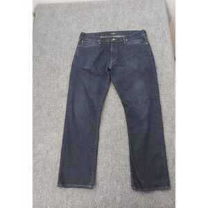 Polo Ralph Jeans Mens 38x32 Blue Dark Wash Denim Pants Straight Classic Fit